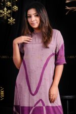 Valentina Purple Batik Dress