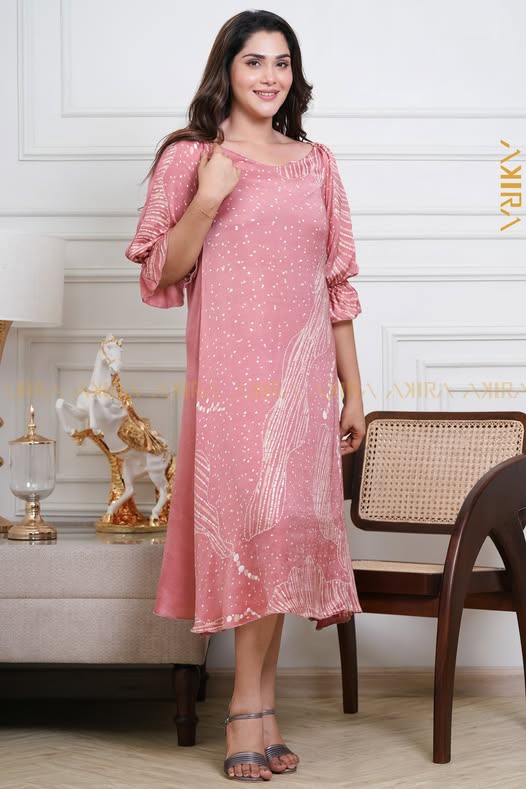 Ruby Designer Silk Party Dress