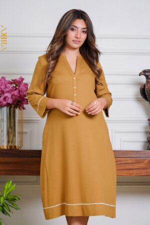 Oliviya Linen Elegant Dress