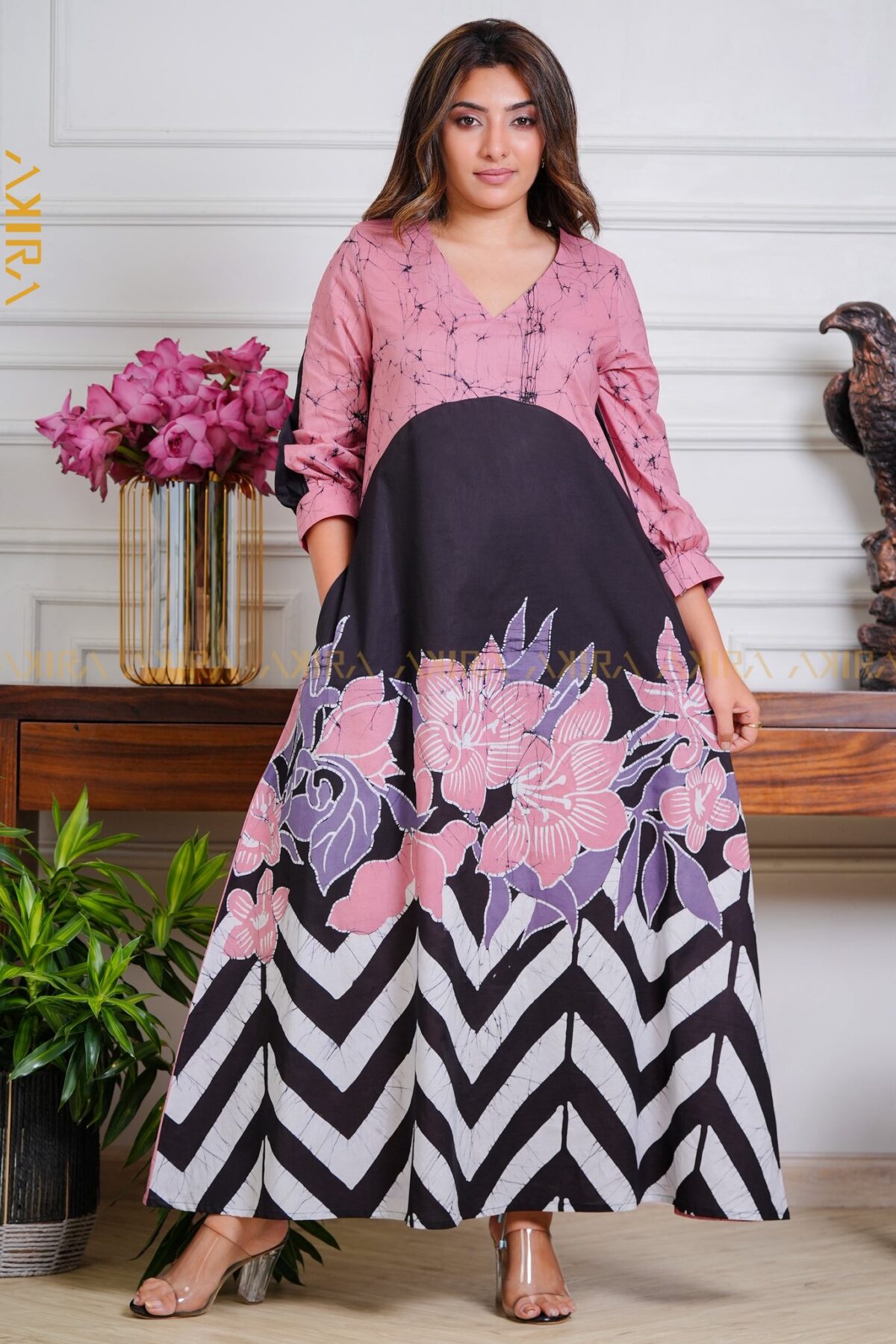 Sienna Flora Batik Dress