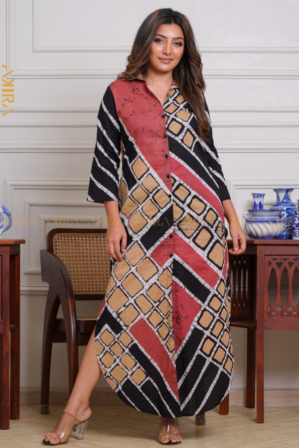 Diamond Mist Batik Dress