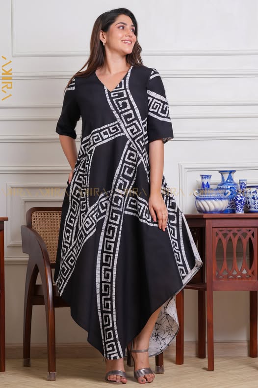 Modern Muse Batik Designer Dress