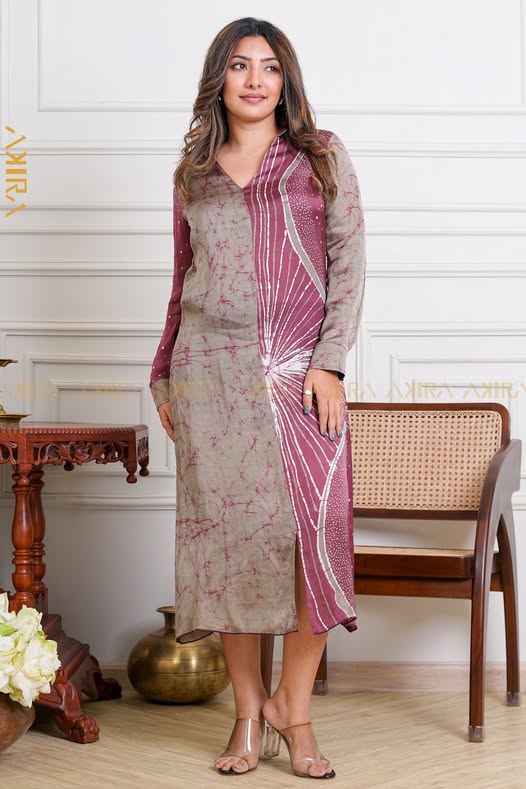 Wildflower whispers silk party dress