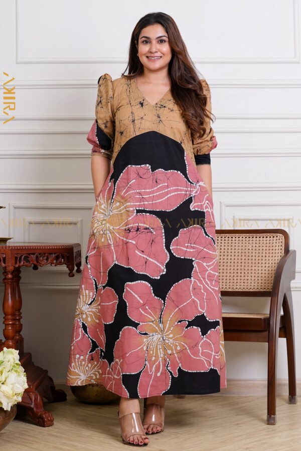 Primrose designer batik designer dress