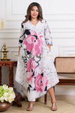 Victoriya bright batik dress