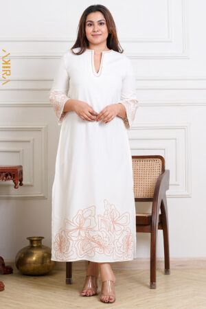 Rosy Tulle Designer Dress