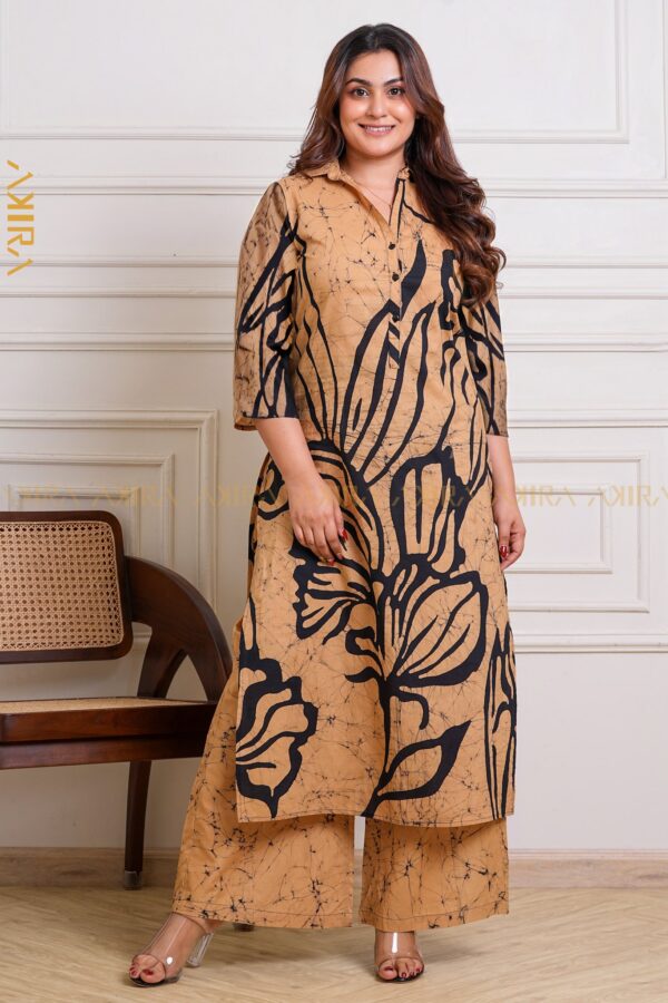 Luxe Monarch Batik Designer Kurthi