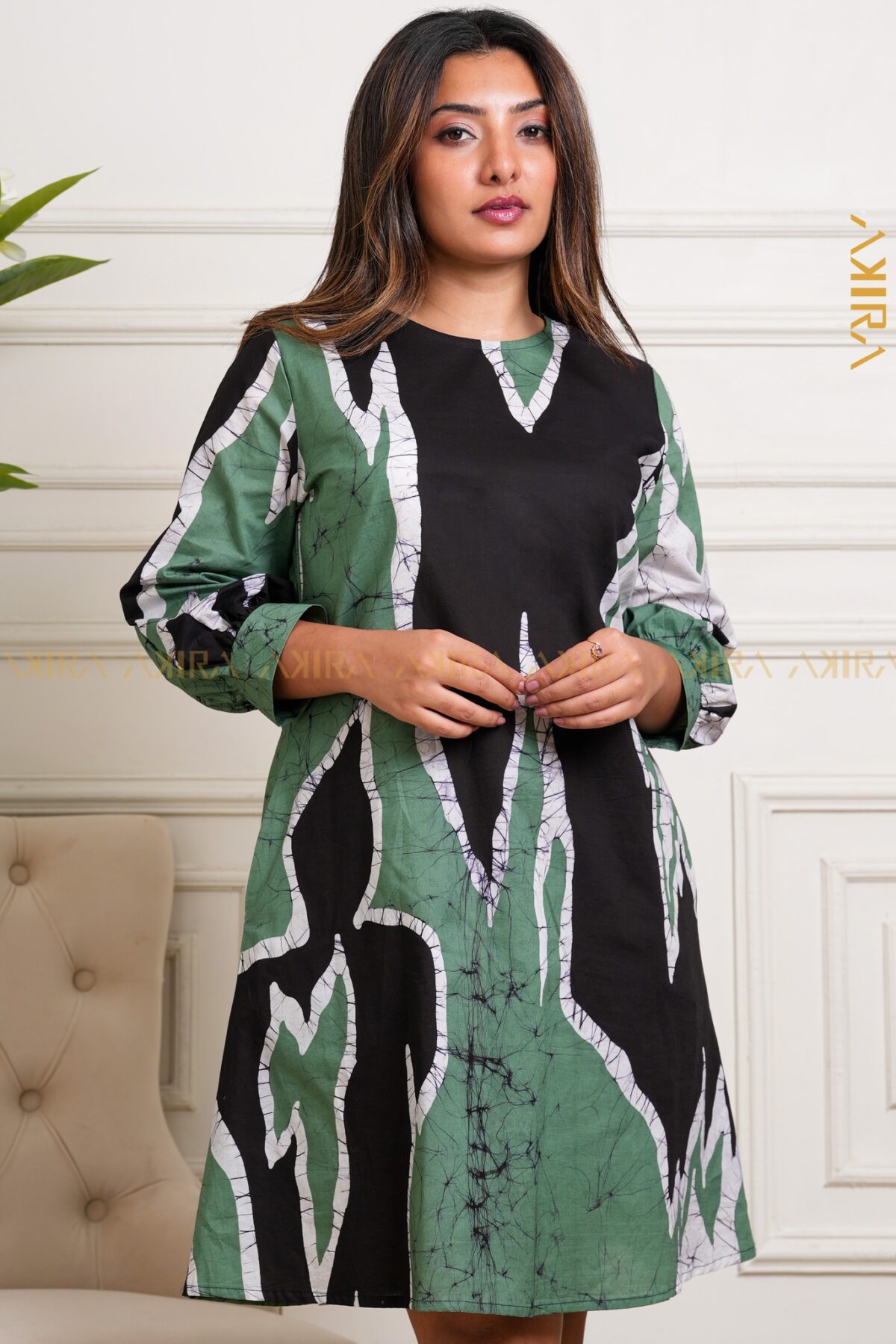 Alayza Batik Designer Dress