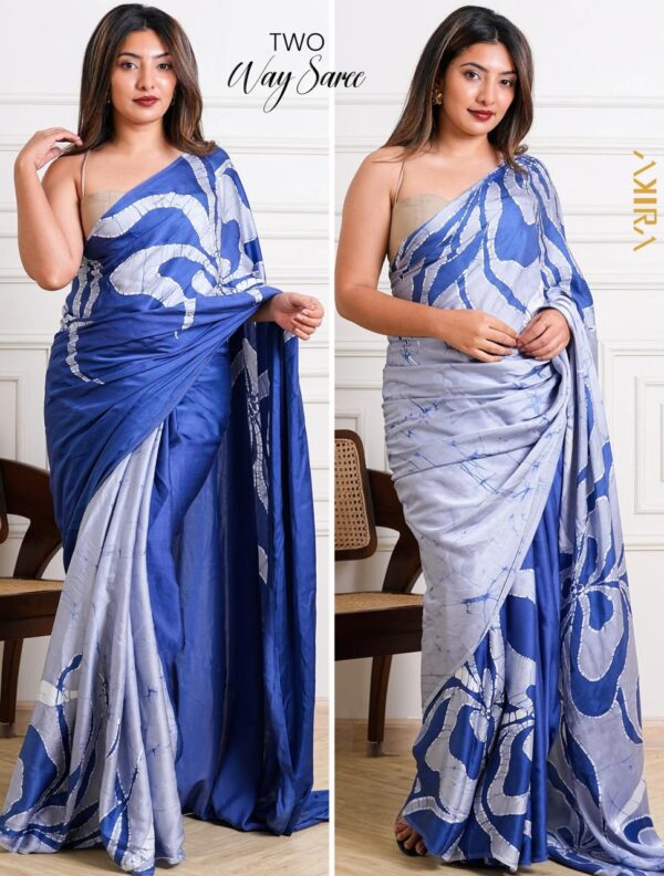 Exclusive Two Way Silk Batik Saree