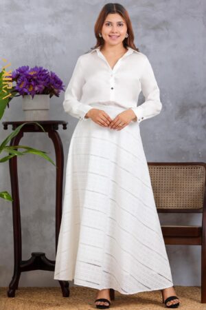 Pearl Designer Lace Skirt