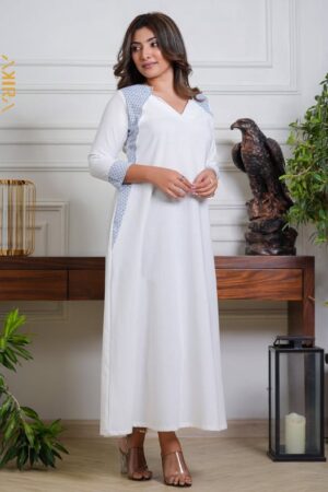 Sapphire Allure Elegant Dress