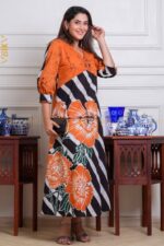 Angel glow batik dress