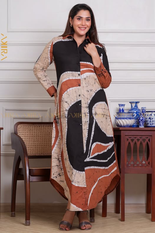 Lady of Light Batik Designer Dress