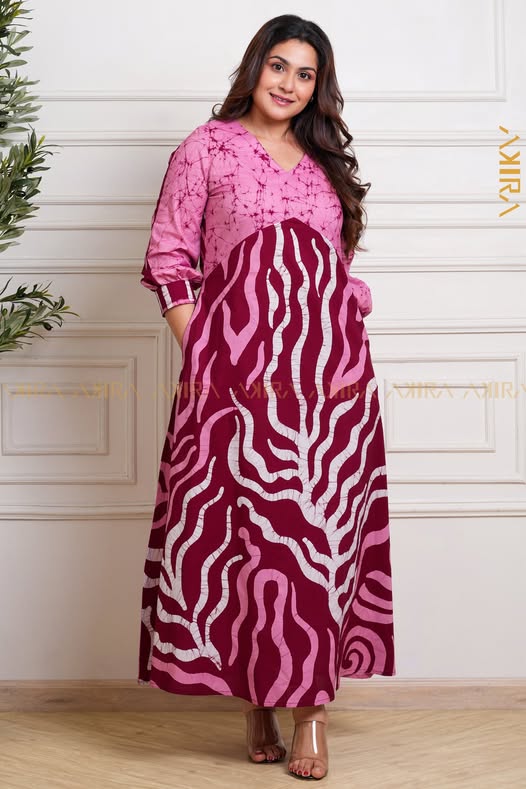 Ruby charm batik designer dress