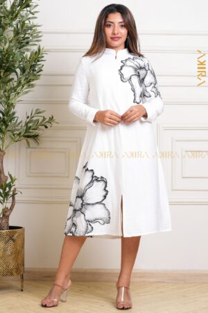 Fair flowery elegant dress