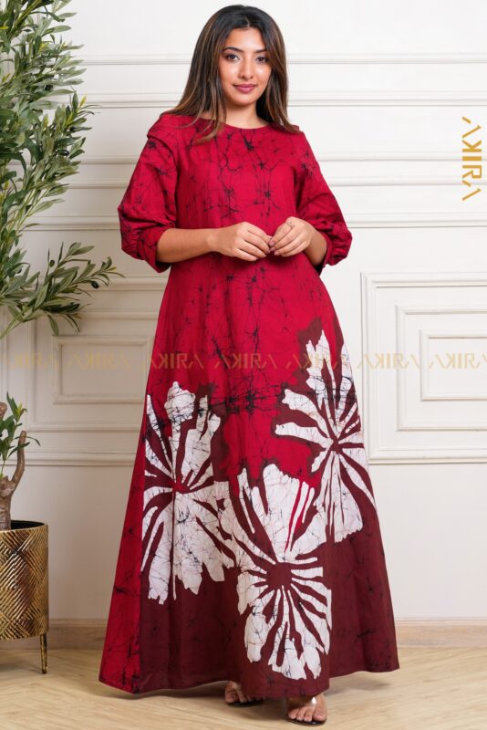 Tie Dream Batik Designer Dress