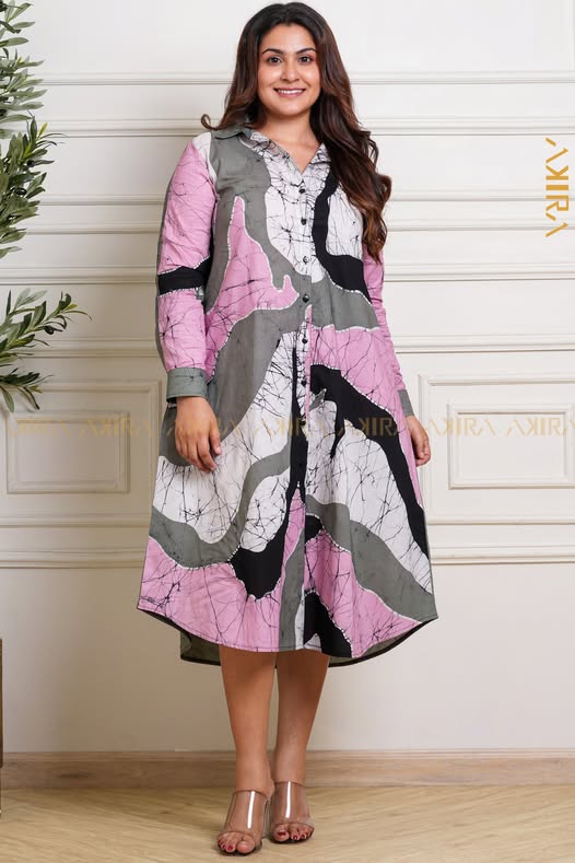 Lush Breeze Batik Dress Dress
