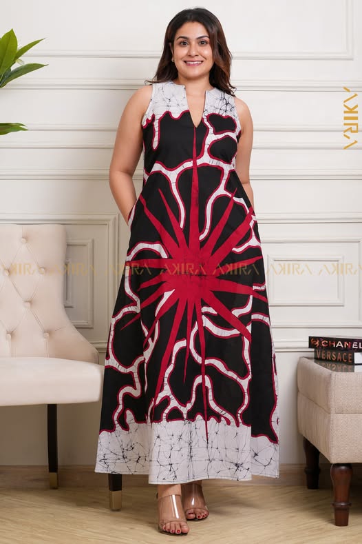 Femme Luxe Batik Designer Dress