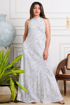 Eden Dot Linen Dress