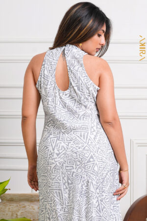 Eden Dot Linen Dress