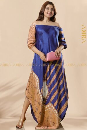 Silk Elegance Designer Dress