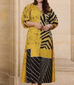 Maya Pattern Batik Designer Dress