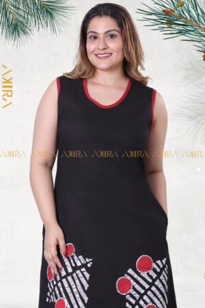 Carnation View Batik Dress