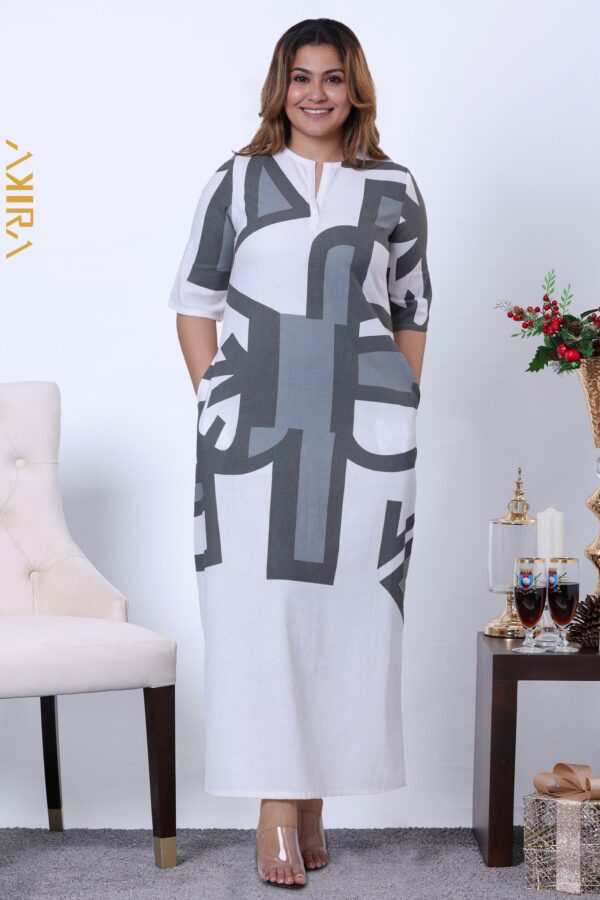 Nora Elegant Linen Dress