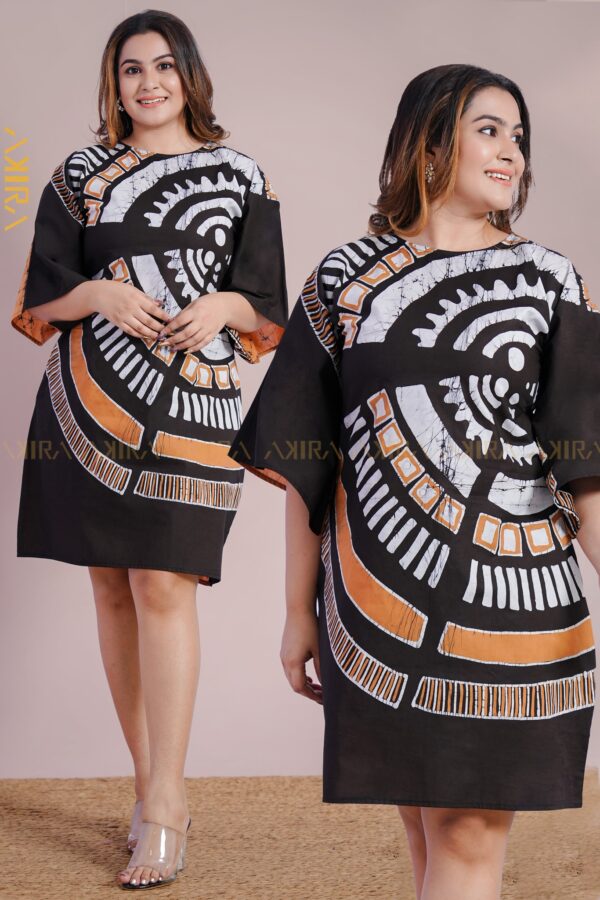 Meadow Dark Batik Dress