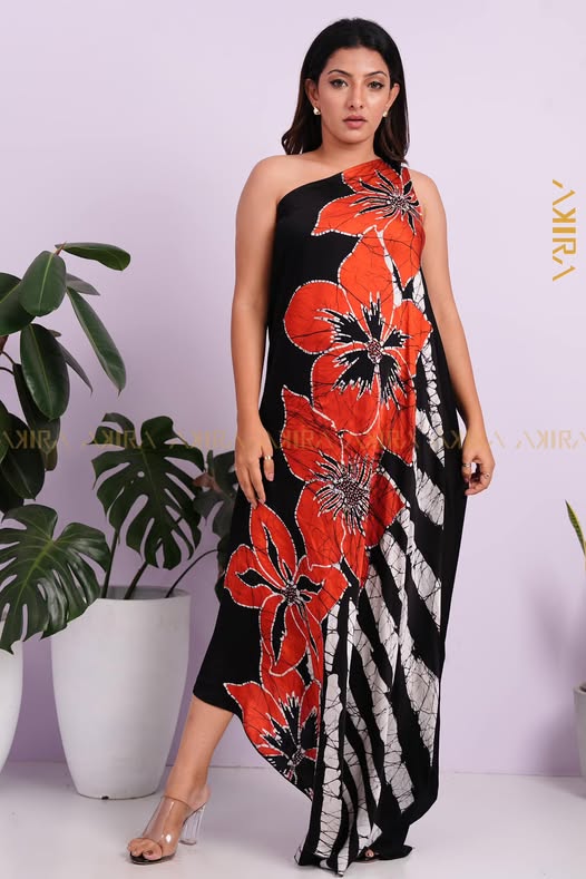 Bellflower Designer Silk Dress
