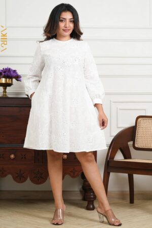 Lotus Harmony Elegant Dress