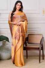 Silken Symphony Batik Saree