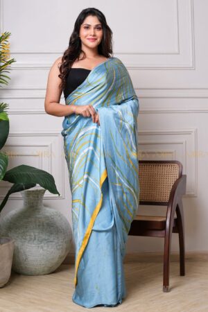 Silken Symphony Batik Saree