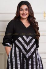 Crown layers batik designer dress