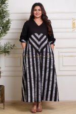 Crown layers batik designer dress