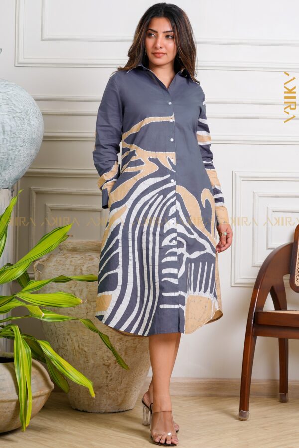 Delicate Botanics Batik Dress