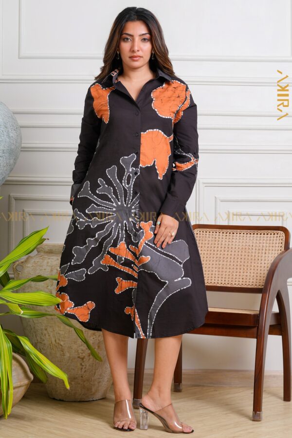 Fleur Charm Batik Dress