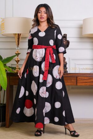 Charm Luxe Batik Designer Dress