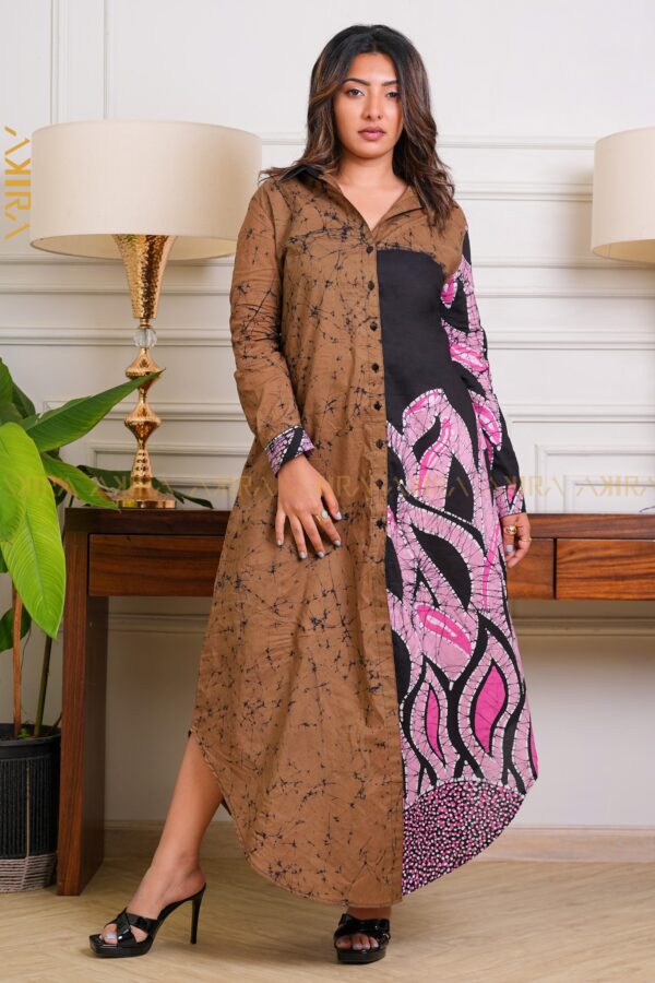 Orchid Haven Batik Dress