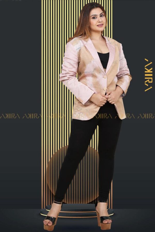 Exclusive Dorathy Batik Silk Blazer
