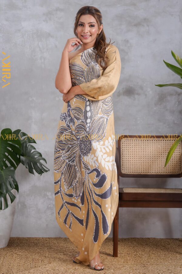 Zinnara Silk Designer Dress