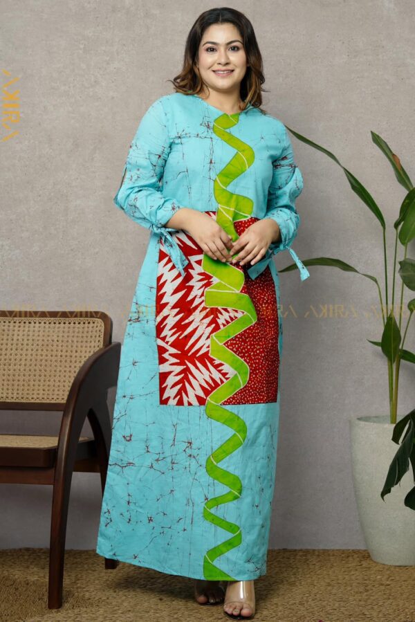 Torch Lily Batik Designer Dress