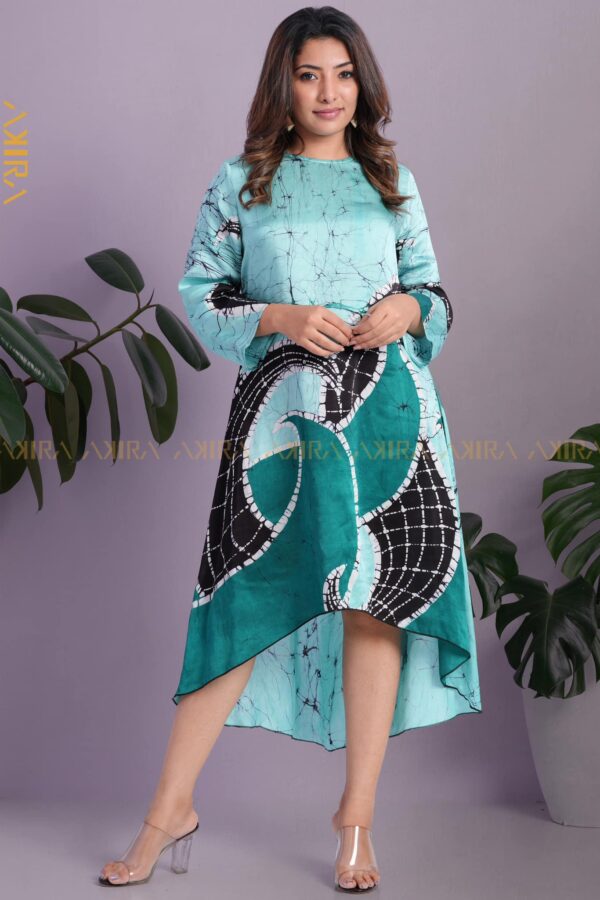 Moonstone Designer Silk Dress