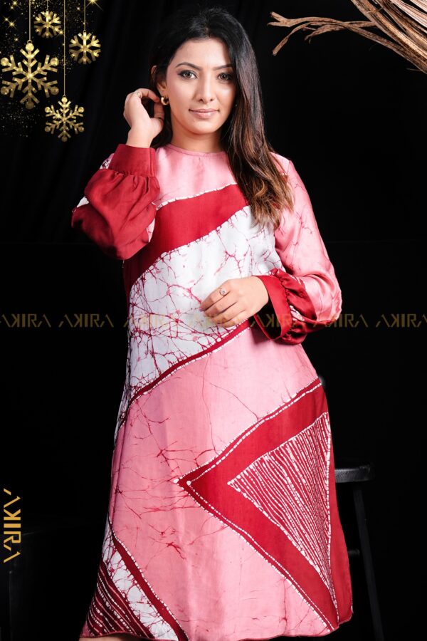 Elegant Avana Silk Party Dress