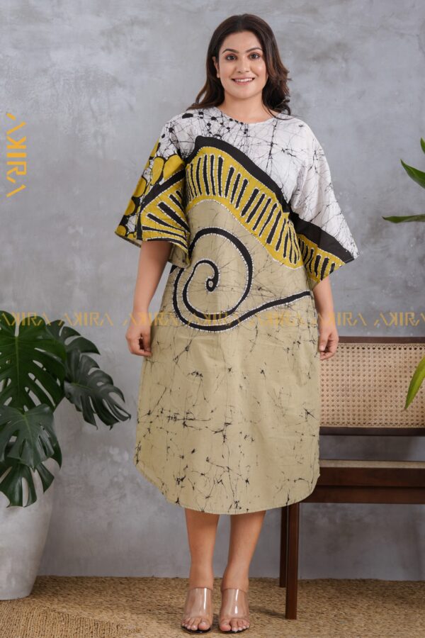 Amazing Orchid Batik Dress