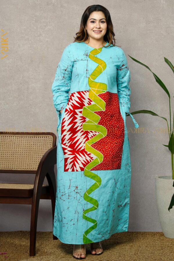 Torch Lily Batik Designer Dress