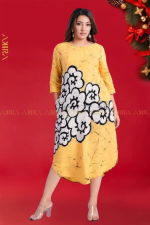 The Sunshine Meadow Batik Dress