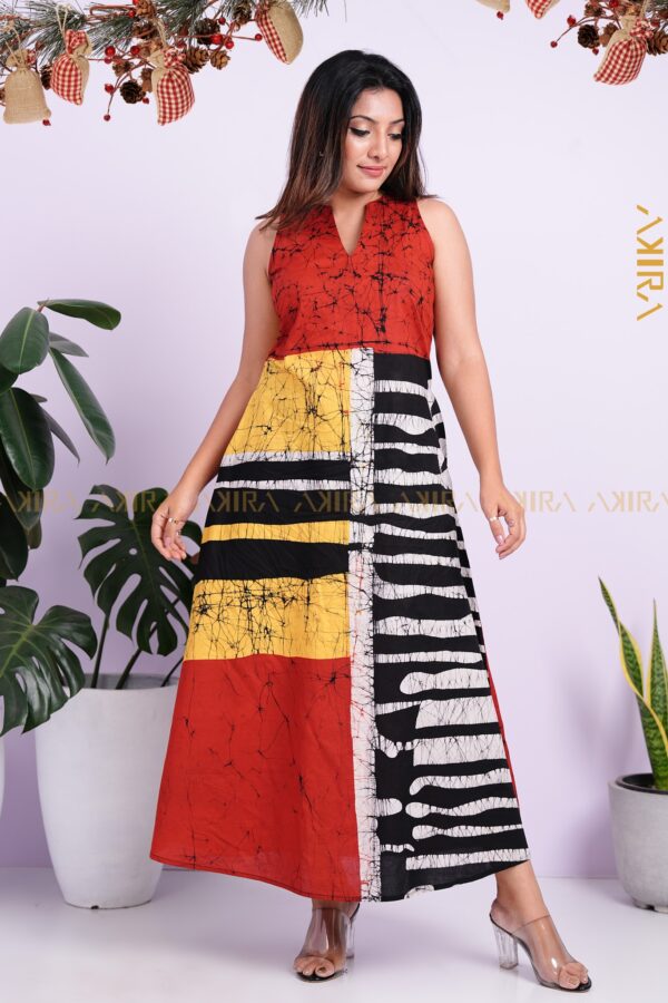 Shiffoni Batik Designer Dress