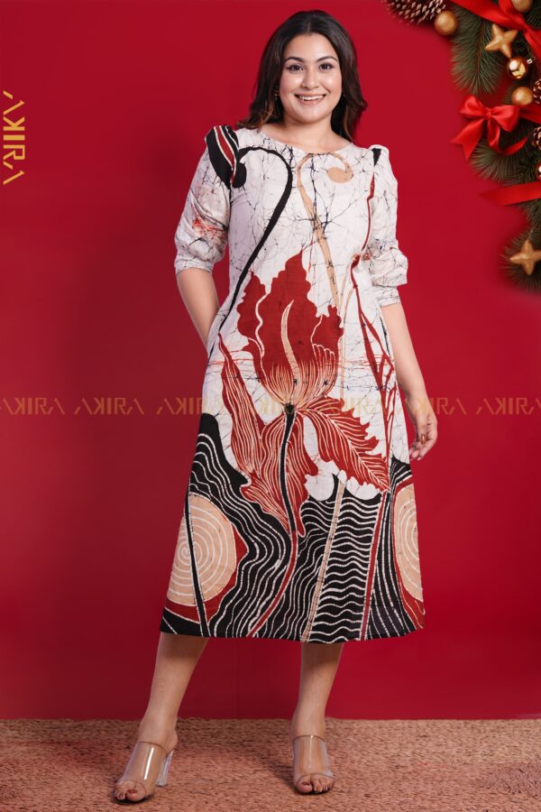 Enchanted Bloom Batik Dress