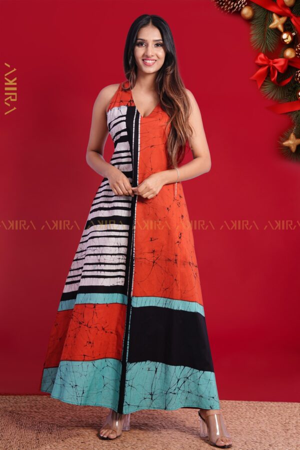 Zaylie Batik Designer Dress